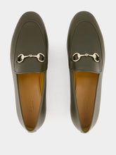 Gucci Dark Green Jordaan Loafer