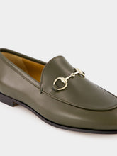 Gucci Dark Green Jordaan Loafer