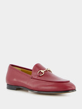 Gucci Jordaan Loafer in Rosso Ancora Leather