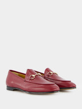 Gucci Jordaan Loafer in Rosso Ancora Leather
