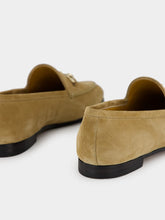 Gucci Light Beige Suede Jordaan Loafers