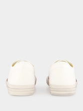 Gucci White Sneakers with Web