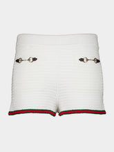 Gucci Cotton-Effect Shorts with Horsebit