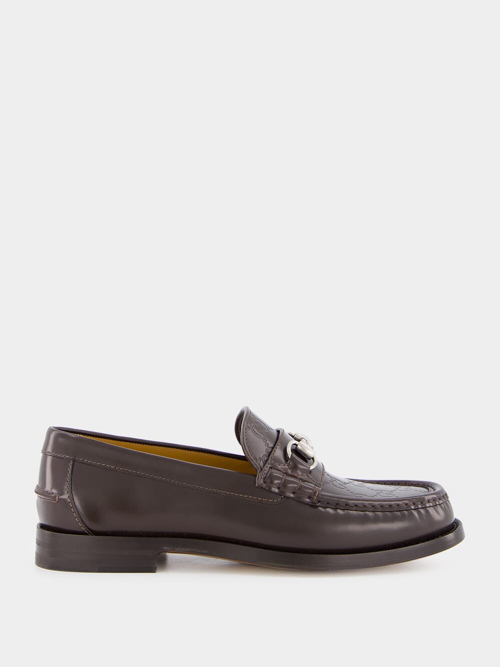 Brown GG Loafer with Horsebit