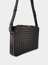 Bottega Veneta Black Getaway Slim Briefcase