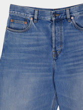 Gucci Light Blue Denim Pant with Label