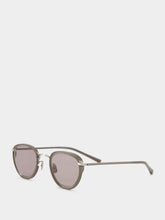 Eyevan 7285 Taupe 717E Round Sunglasses