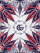 Gucci Double G Bandana Print Cotton Shirt