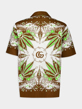 Gucci Double G Bandana Print Cotton Shirt
