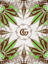 Gucci Double G Bandana Print Cotton Shirt