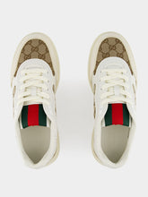 Gucci Beige GG Re-Web Sneakers