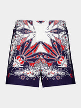 Gucci Dark Blue Bandana Print Cotton Shorts
