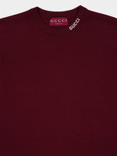 Gucci Rosso Ancora Silk Cotton T-Shirt