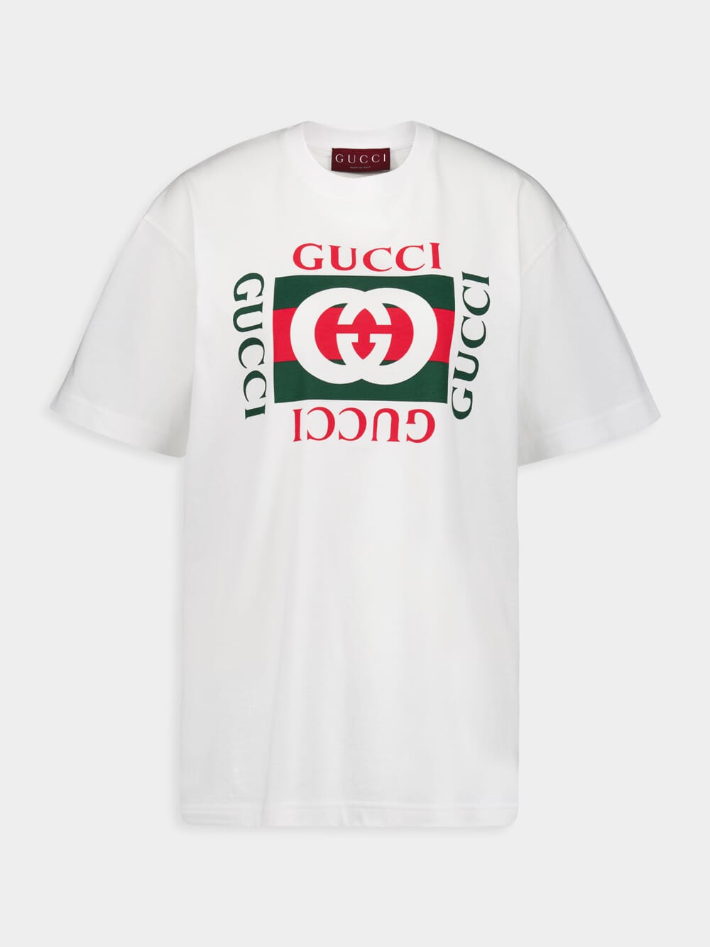 Gucci Cotton Jersey T-Shirt with Gucci Print | Fashion Clinic