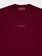 Gucci Rosso Ancora Red Cotton Jersey T-Shirt