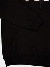 Gucci Black Embroidered Hooded Sweatshirt
