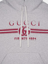 Gucci Grey Cotton Jersey Hooded Sweatshirt