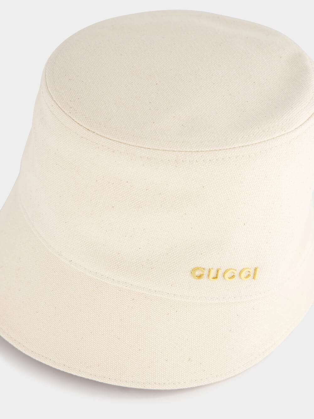 Ivory Canvas Bucket Hat