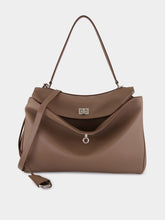 Balenciaga Taupe Medium Rodeo Leather Handbag