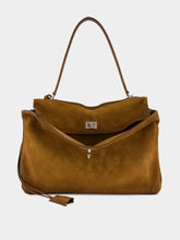 Balenciaga Camel Rodeo Suede Medium Handbag