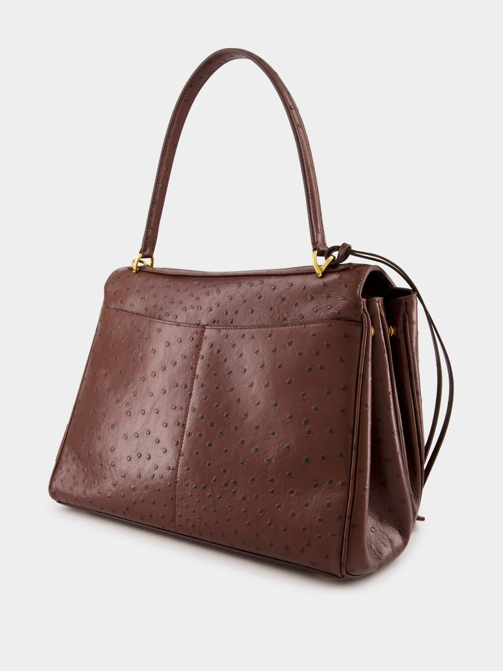 Chocolate Brown Rodeo Twist-Lock Tote Bag