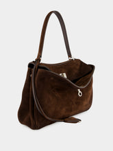 Balenciaga Light Espresso Rodeo Small Suede Handbag