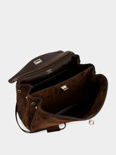 Balenciaga Light Espresso Rodeo Small Suede Handbag