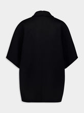Gucci Reversible Black Silk Wool Coat