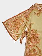 Zimmermann Sage Paisley Silk Wrap Midi Dress