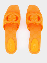 Gucci Interlocking G Orange Slide Sandal
