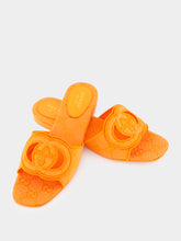 Gucci Interlocking G Orange Slide Sandal