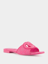 Gucci Interlocking G Pink Slide Sandals