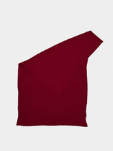 Gucci Burgundy Silk Scarf