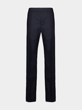 Gucci Blue Polyester GG Jacquard Pants