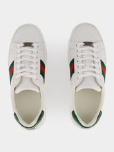 Gucci White Leather Ace Sneakers