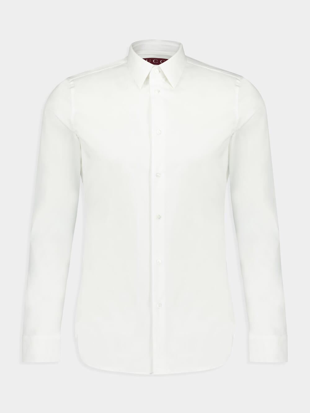 White Stretch Cotton Shirt