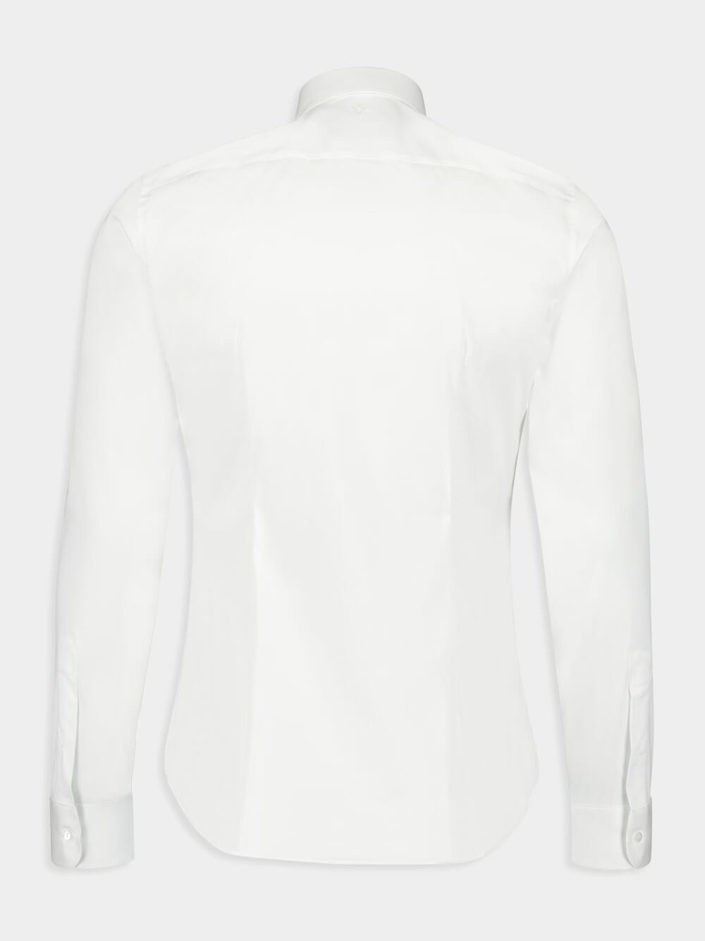 White Stretch Cotton Shirt