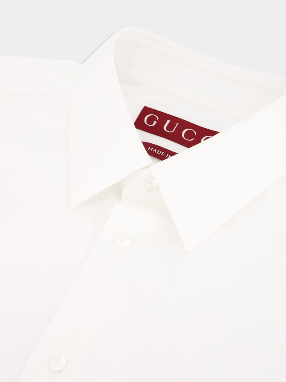 White Stretch Cotton Shirt