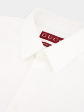 Gucci White Stretch Cotton Shirt