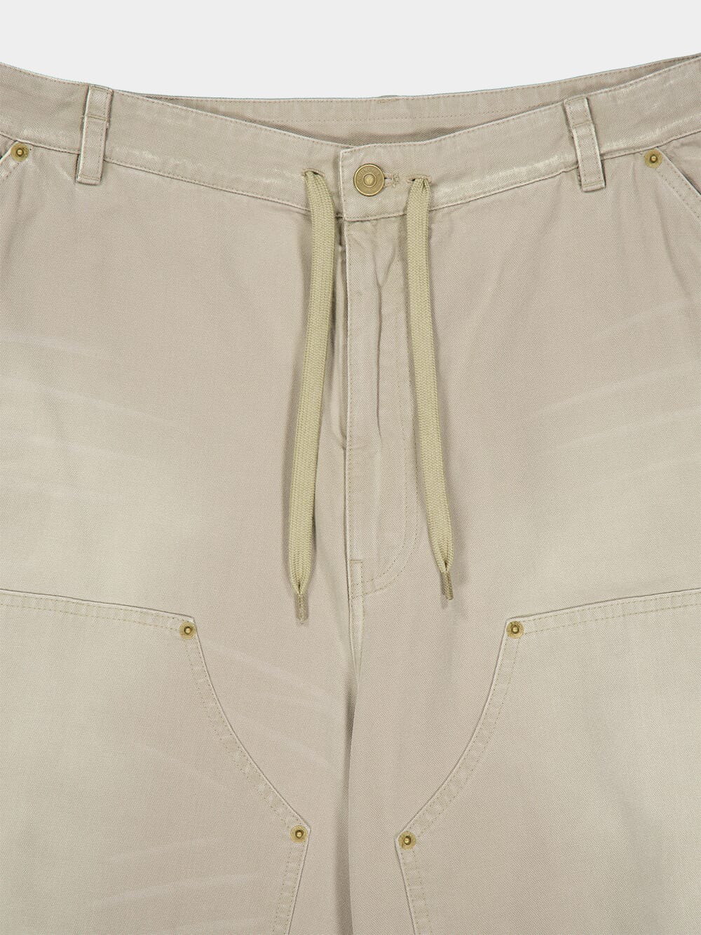 Beige Double Knee Pants