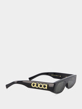 Gucci Geometric Black Frame Sunglasses