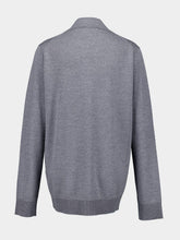 Gucci Grey Extra Fine Wool Polo Top