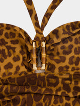 Zimmermann Mahon Leopard Bamboo Link Swimsuit