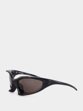 Balenciaga Black Cat-Eye Bio-Nylon Sunglasses