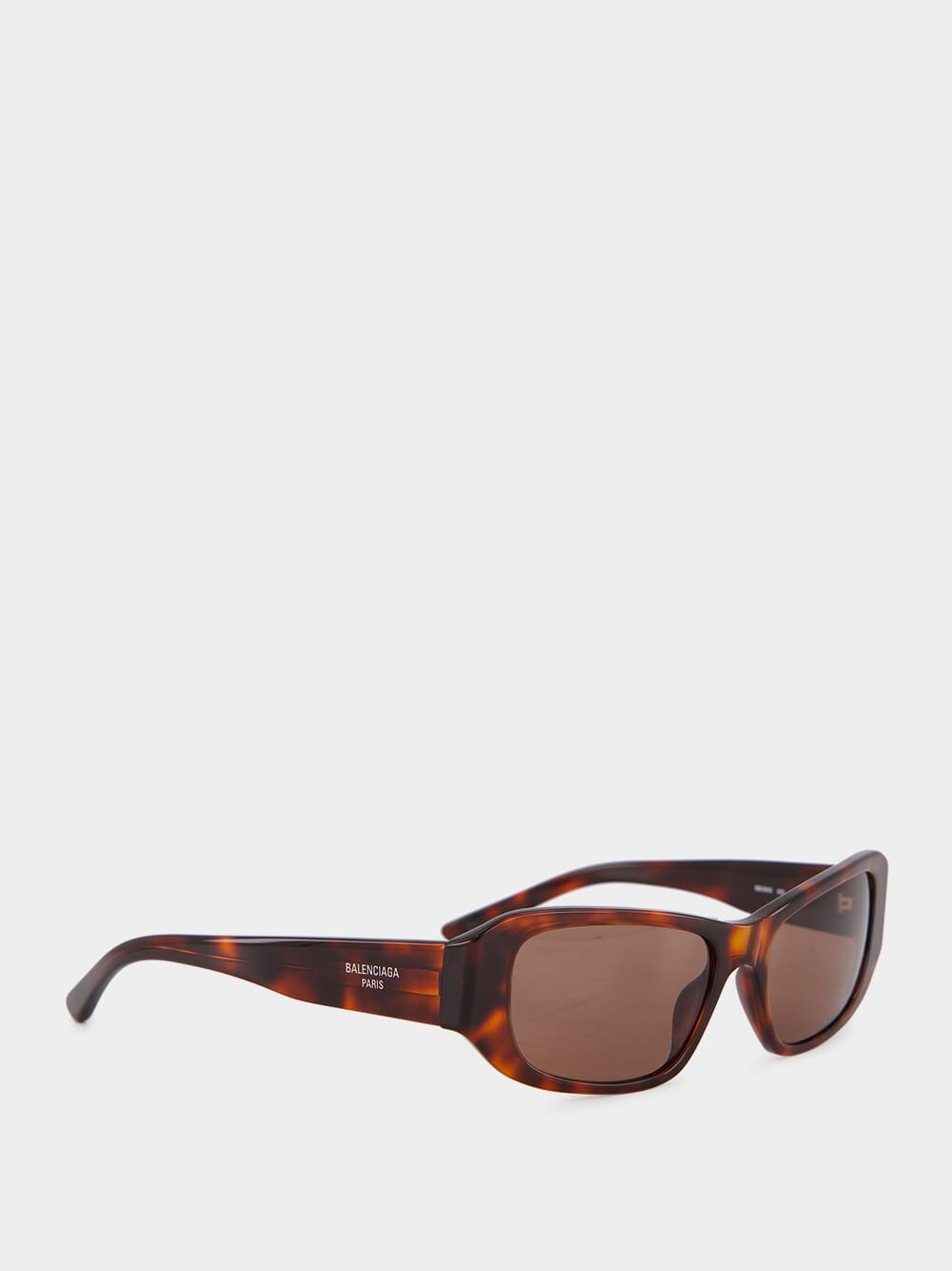 Red Havana Rectangle Sunglasses