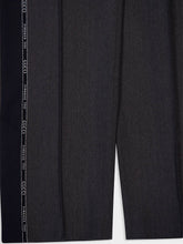 Gucci Anthracite Grey Logo-Trim Trousers