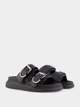 Alexander McQueen Black Hybrid Slide