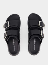 Alexander McQueen Black Hybrid Slide