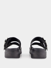 Alexander McQueen Black Hybrid Slide