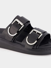 Alexander McQueen Black Hybrid Slide